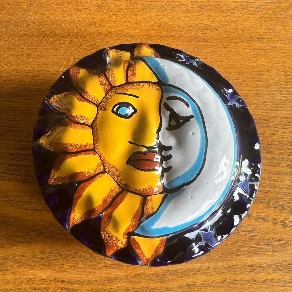 Celestial Trinket Box Sun and Moon